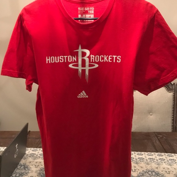 Houston Rockets 🚀 retro starting line up BIG MEN tshirt great condition - Picture 2 of 3